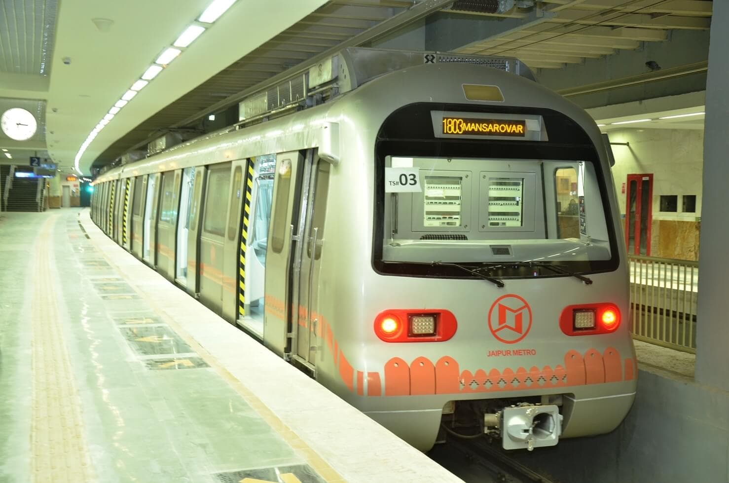 Visiting Crystal Line Marketing via Jaipur Metro